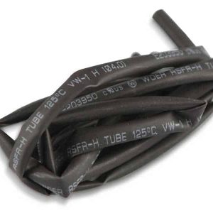 Heat shrink tube BLACK 4mm x 1m