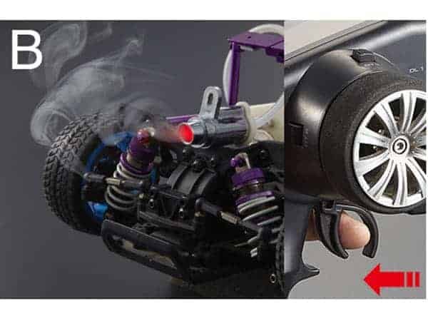 Killer Body Smoky Exhaust Pipe with LED Unit Set