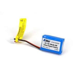 120mAh 2S 7.4V 20C Li-Po, 26AWG