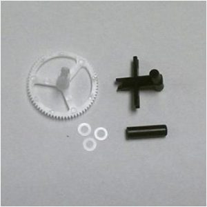 (BLH2717) - Lower Rotor Head, Outer Shaft/Gear, Washers (3)