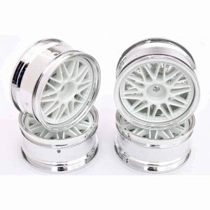 1/10 RC Car 26mm Metallic Plate 20 Removeable Spoke Wheel 4pcs