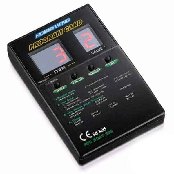 Hobbywing Led Program Card - General