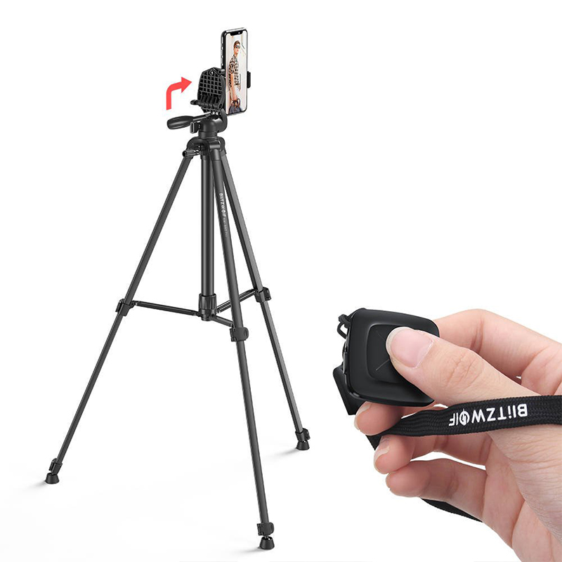 BlitzWolf-Tripod-for-Cameras-and-Smartphones -Black-1